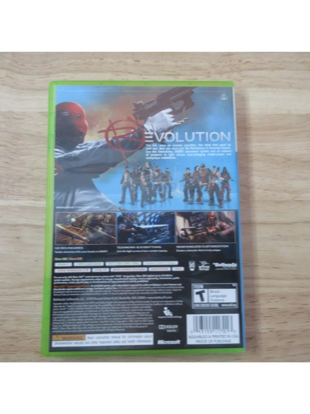 XBOX 360 Bundle 3 Video Games - Borderlands - Brink - Ghost Recon 2